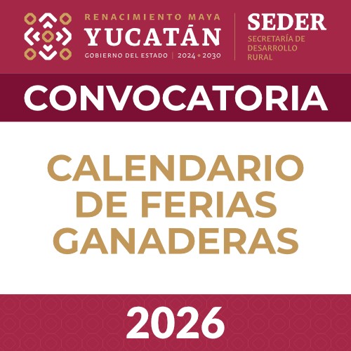 Calendario de ferias yucatan 2026